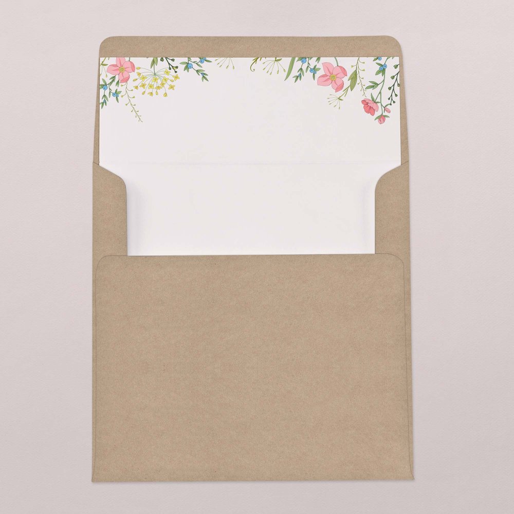 Intérieur d'enveloppe