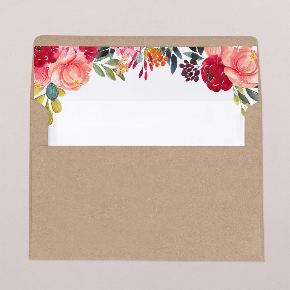 Intérieur d'enveloppe