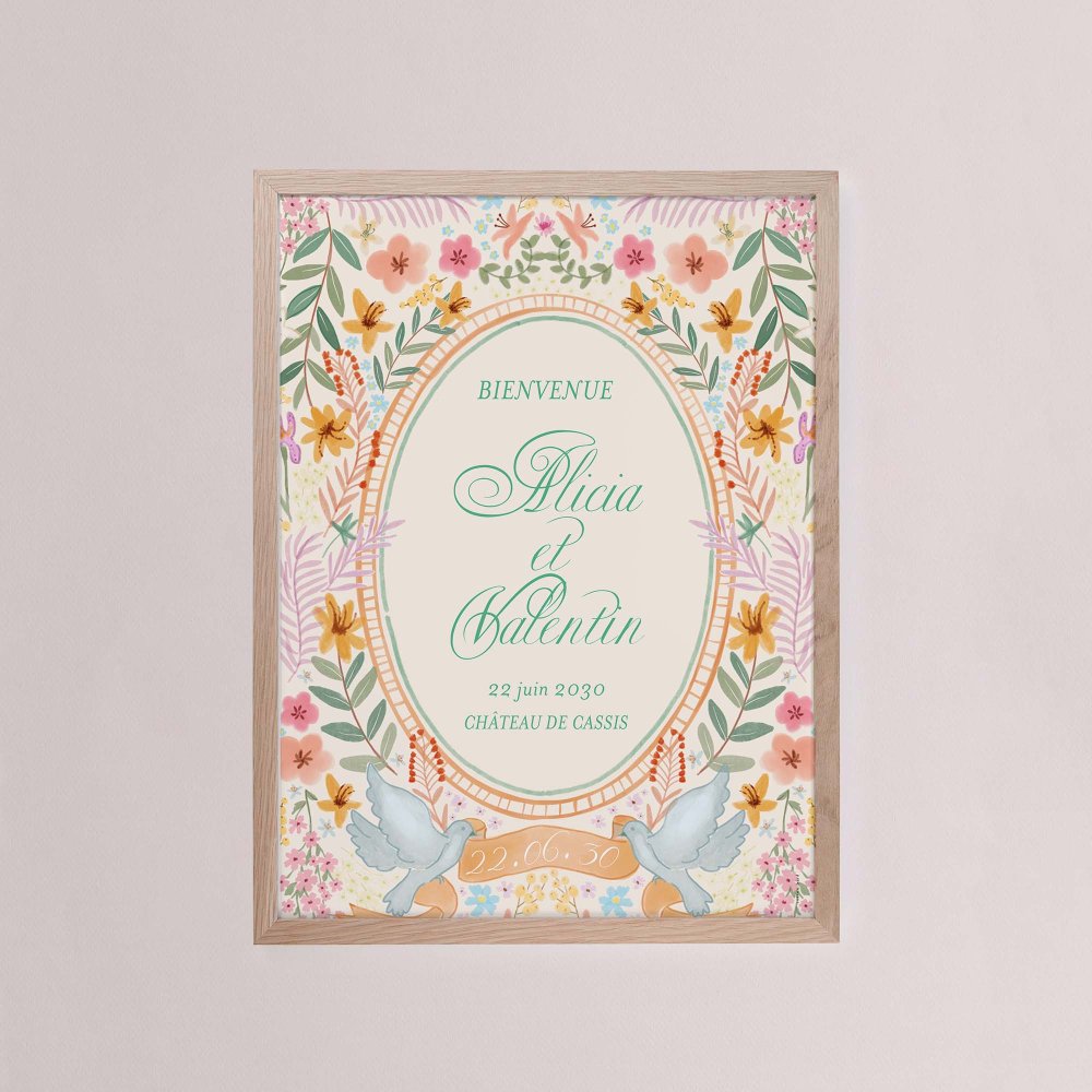 Pastel flowers