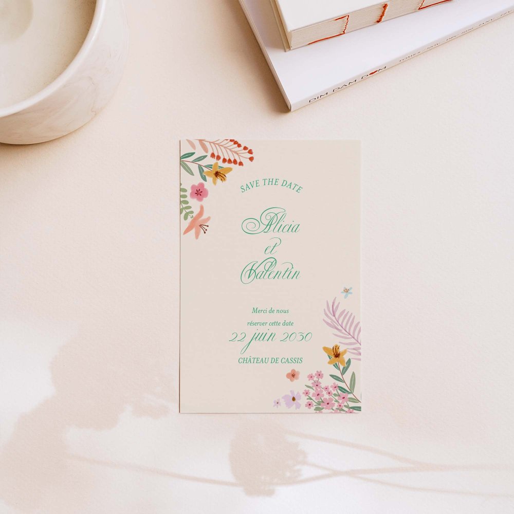 Pastel flowers