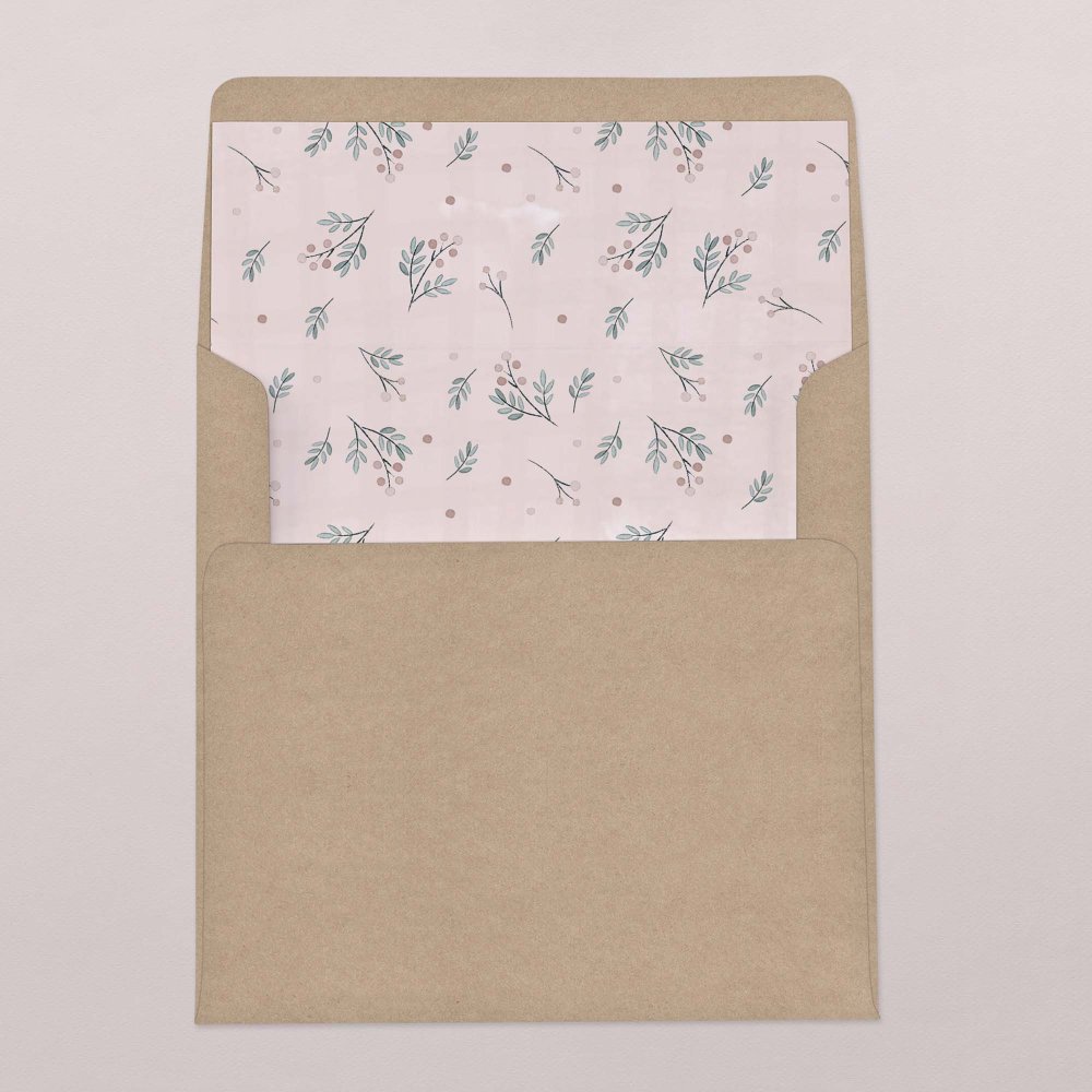 Intérieur d'enveloppe