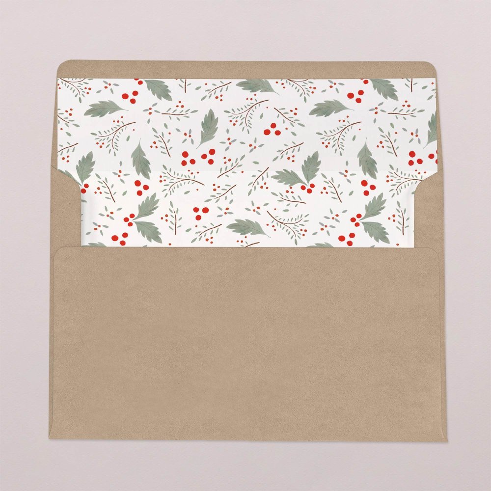 Intérieur d'enveloppe