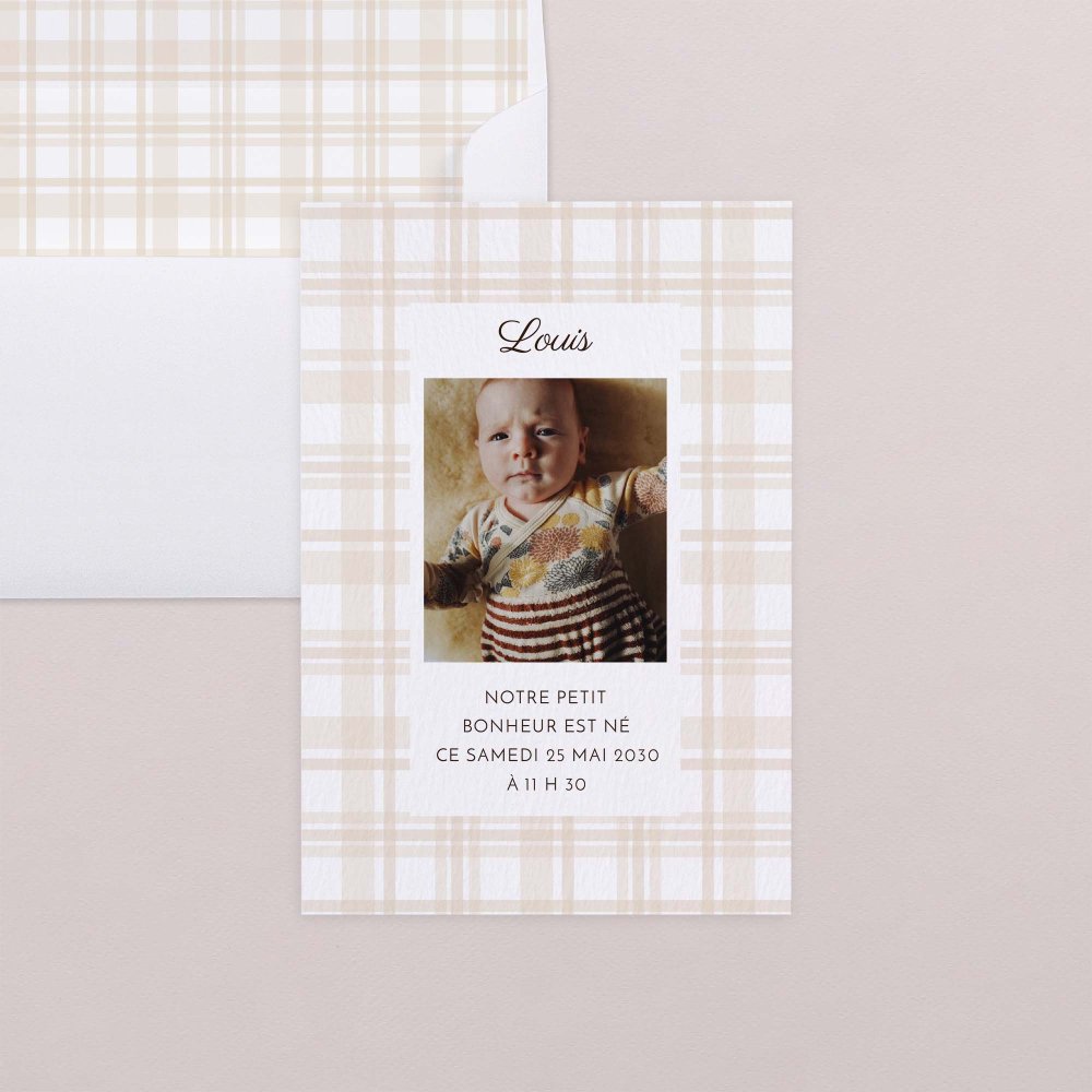 Beige Tartan