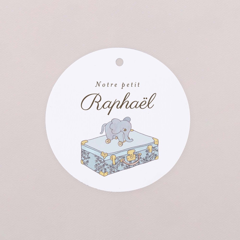 Mon premier portrait - bleu