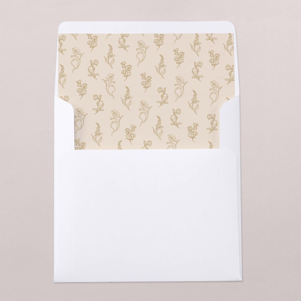 Intérieur d'enveloppe