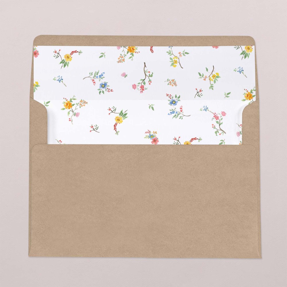 Intérieur d'enveloppe