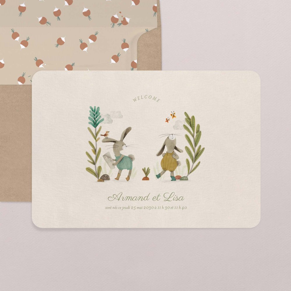 Deux petits lapins