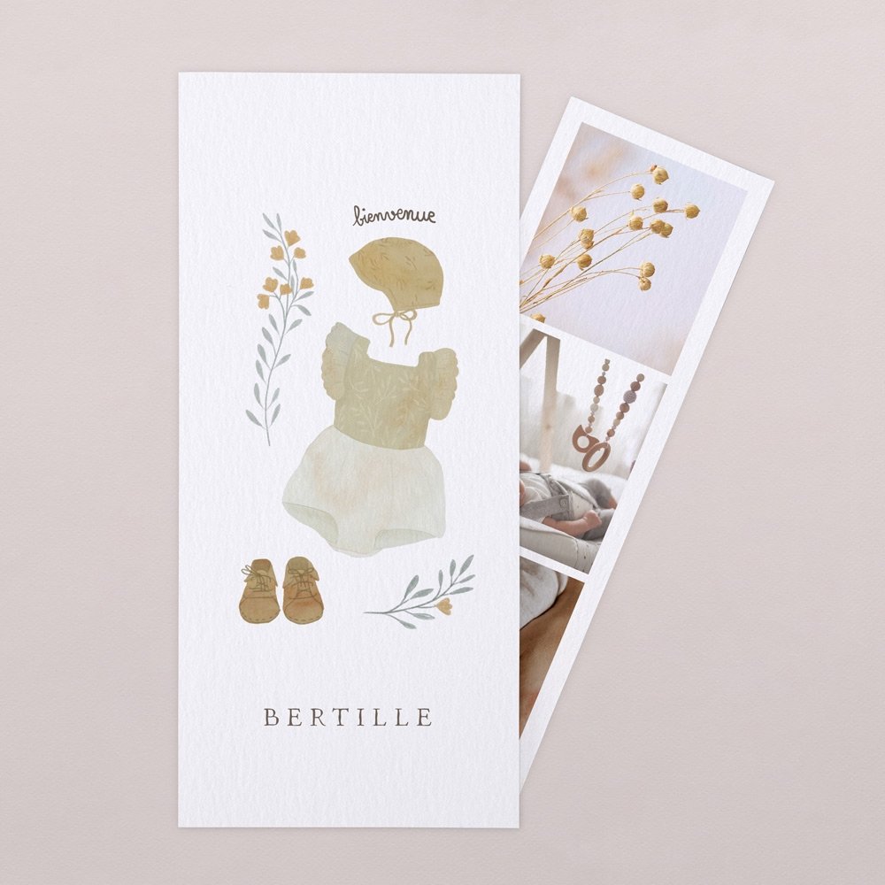 Layette fleurie