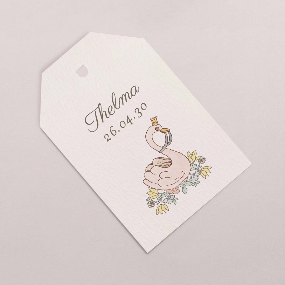 Mon premier portrait - rose