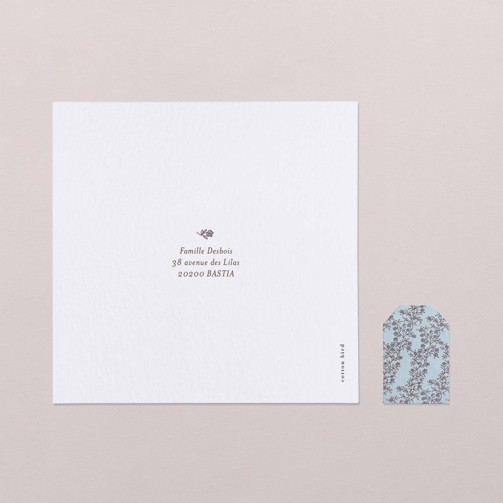 Mon premier portrait - bleu