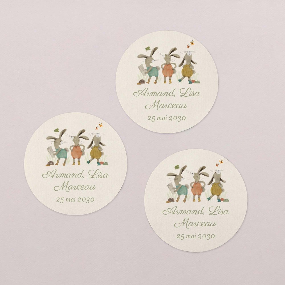 Trois petits lapins