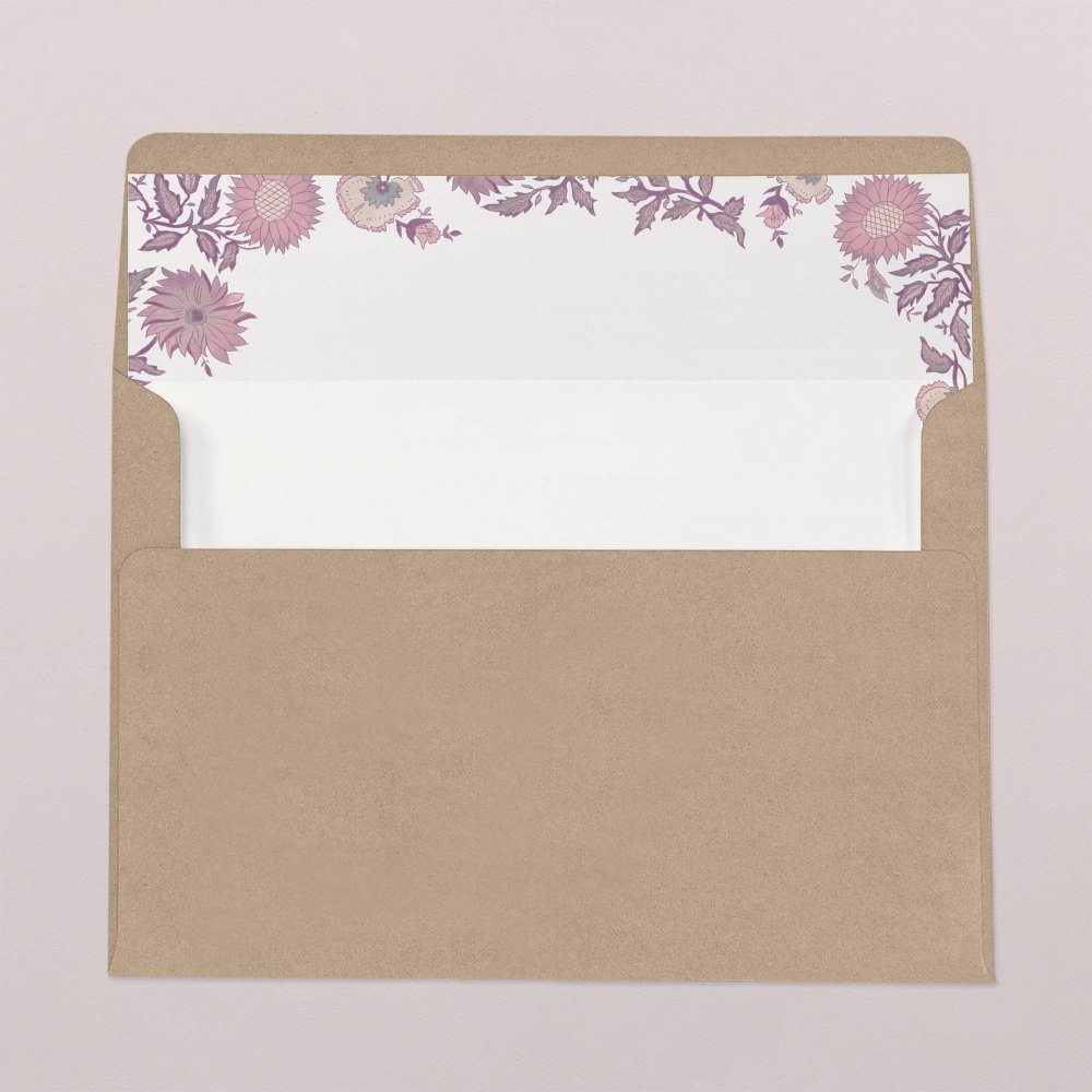 Intérieur d'enveloppe