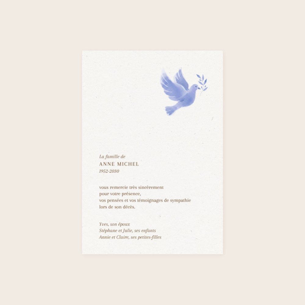 Colombe bleue