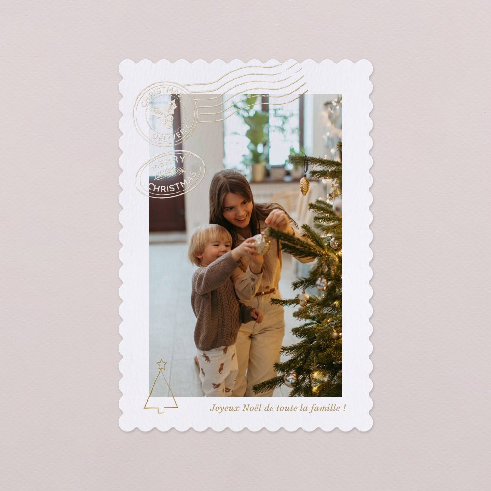 Carte postale II - or