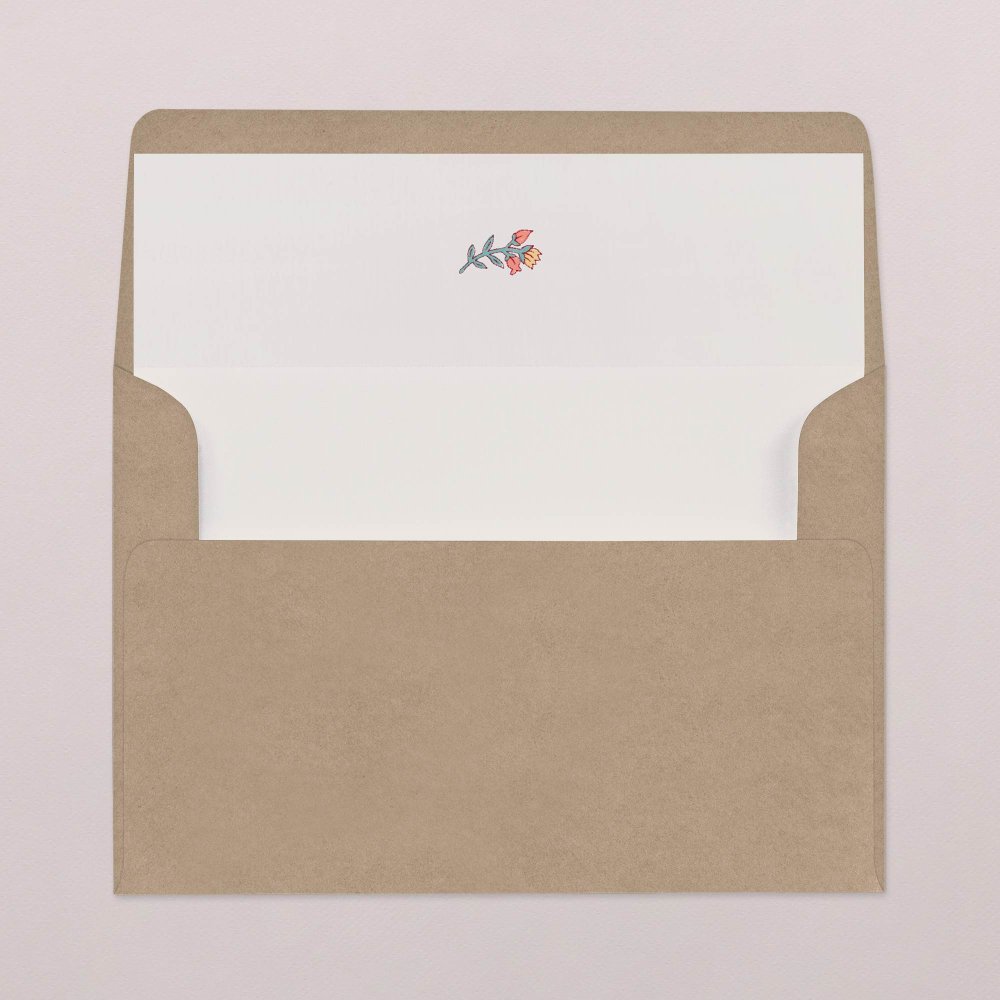 Intérieur d'enveloppe