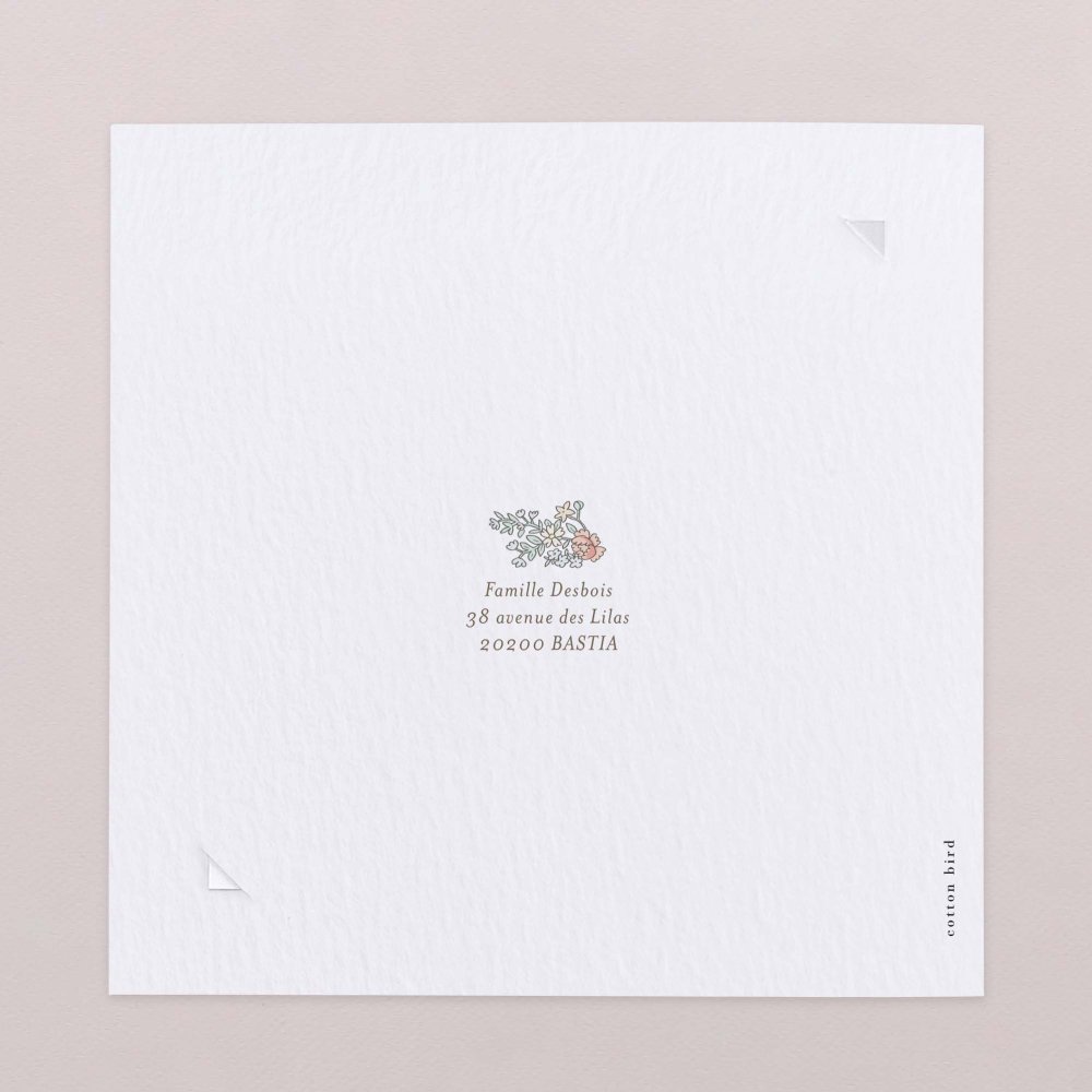 Mon premier portrait - rose