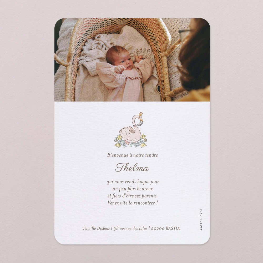 Mon premier portrait - rose