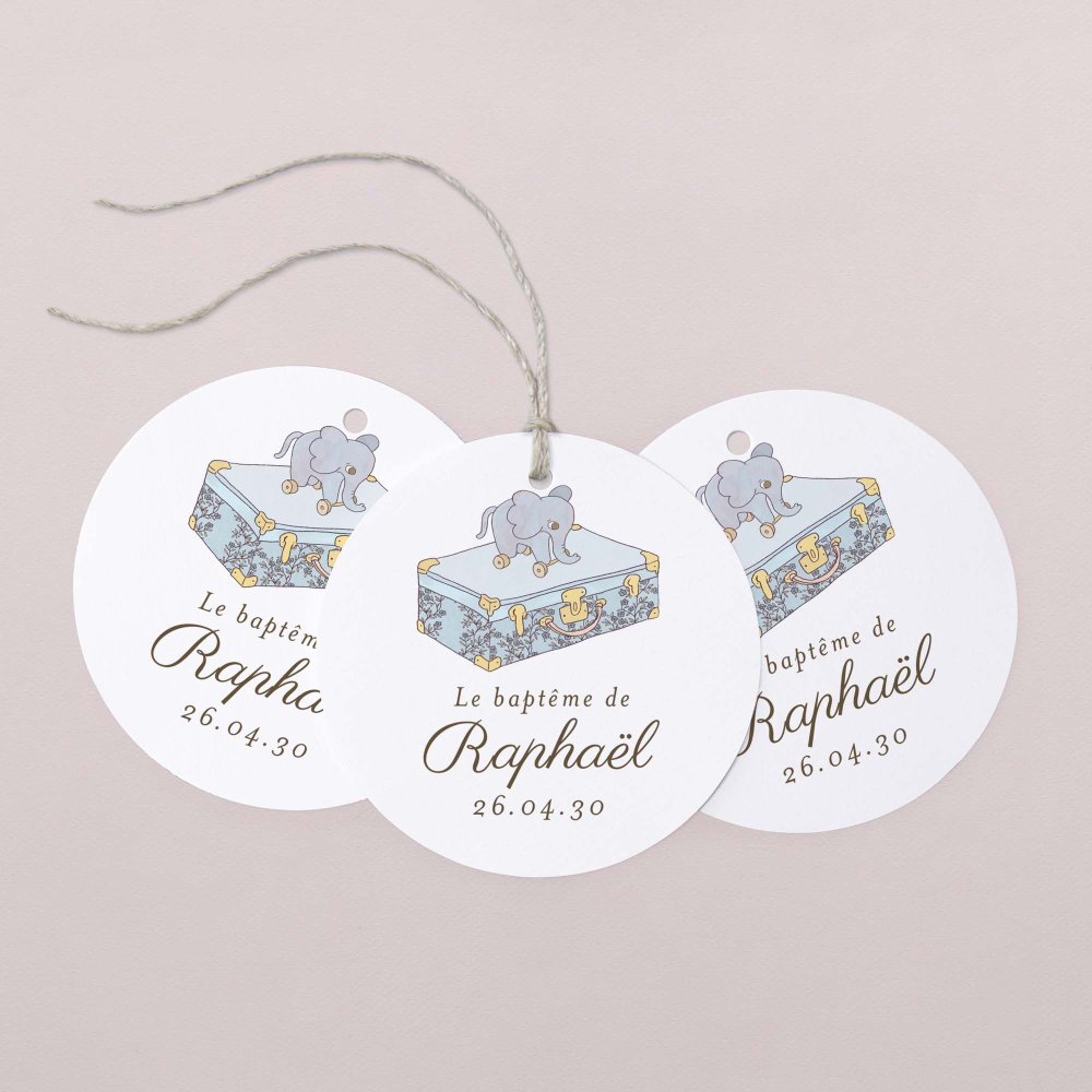 Mon premier portrait - bleu