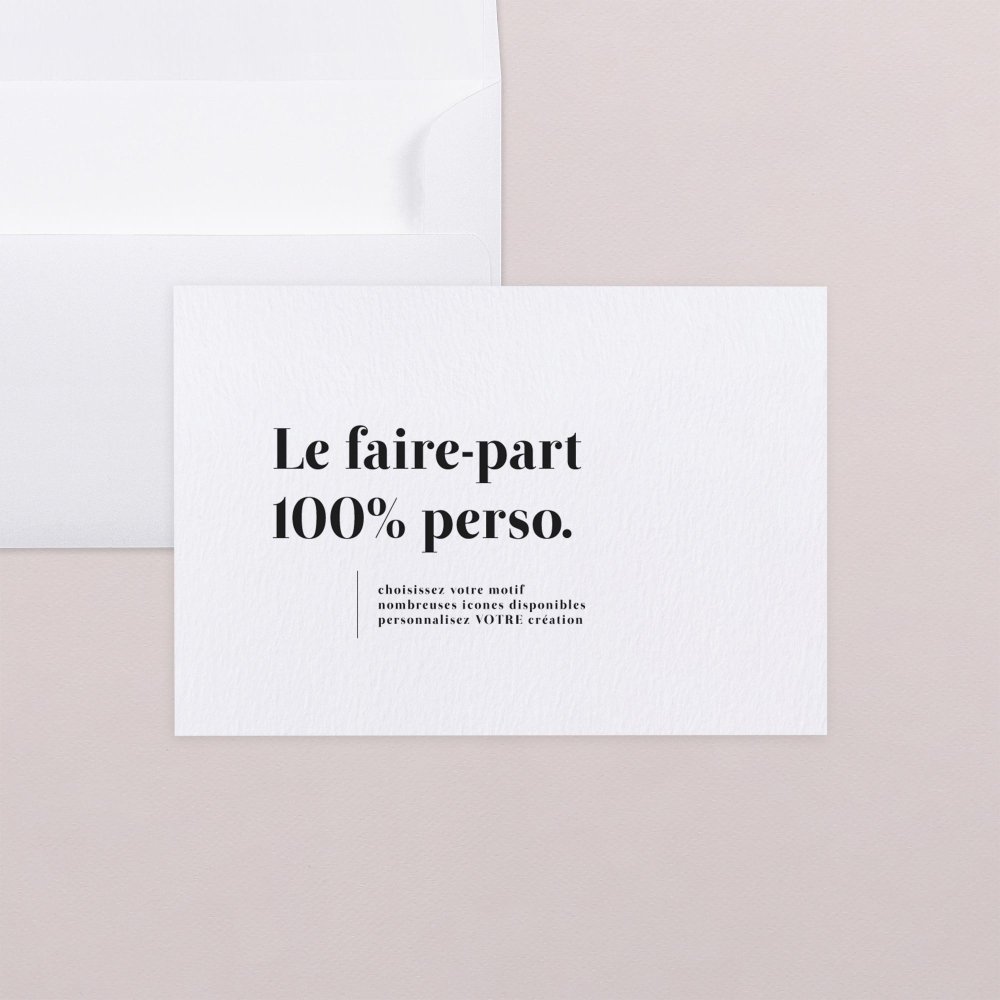 100% personnalisable