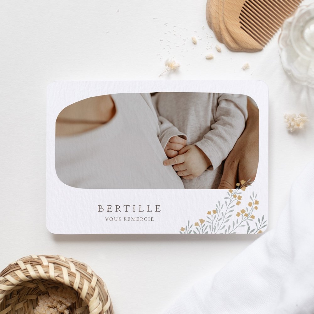 Layette fleurie