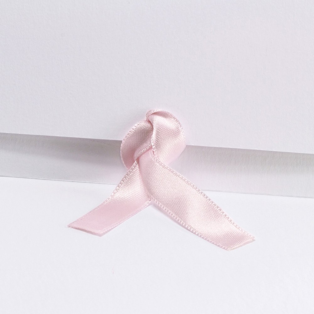 Ruban Satin rose pâle 15 cm