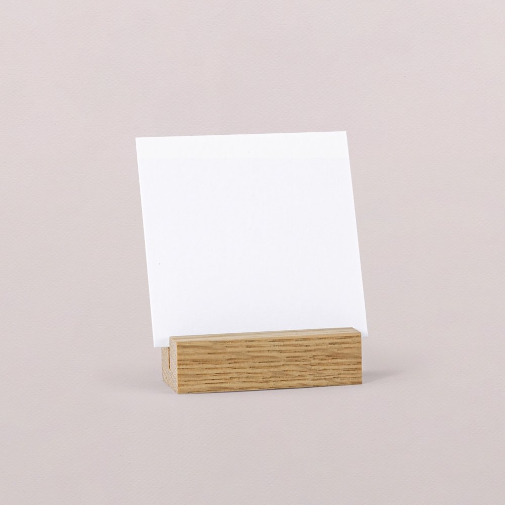 Porte-carte bois  - lot de 10