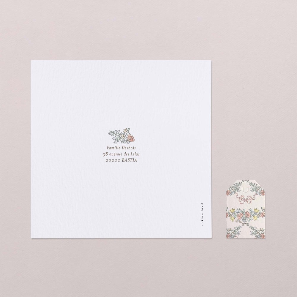 Mon premier portrait - rose