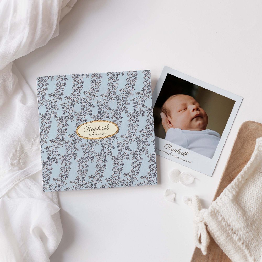 Mon premier portrait - bleu