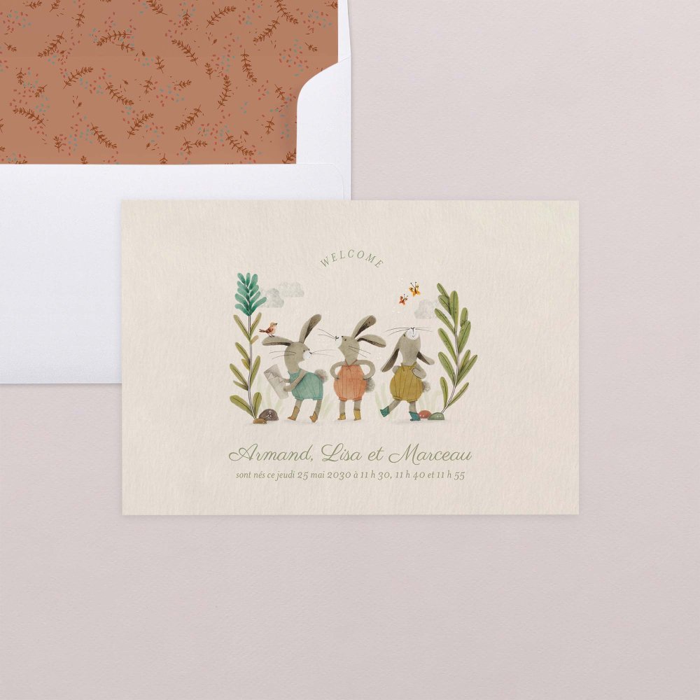 Trois petits lapins