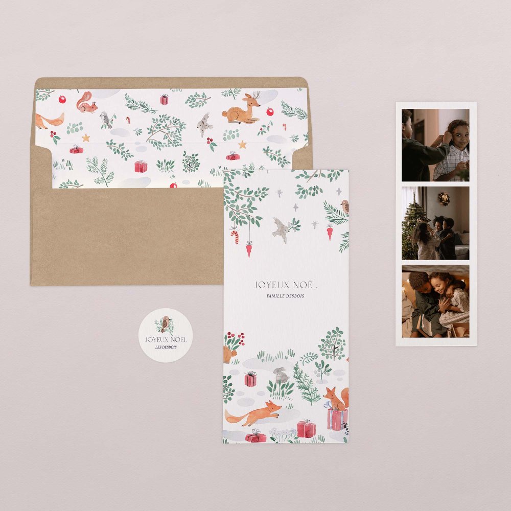 Forêt hivernale