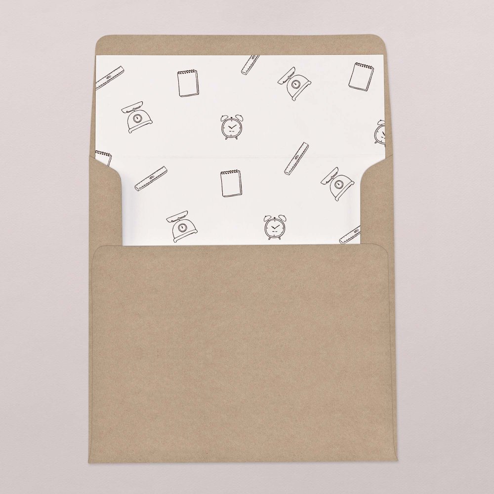 Intérieur d'enveloppe