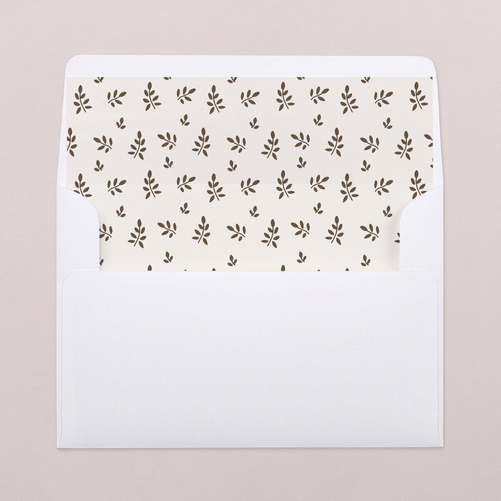 Intérieur d'enveloppe