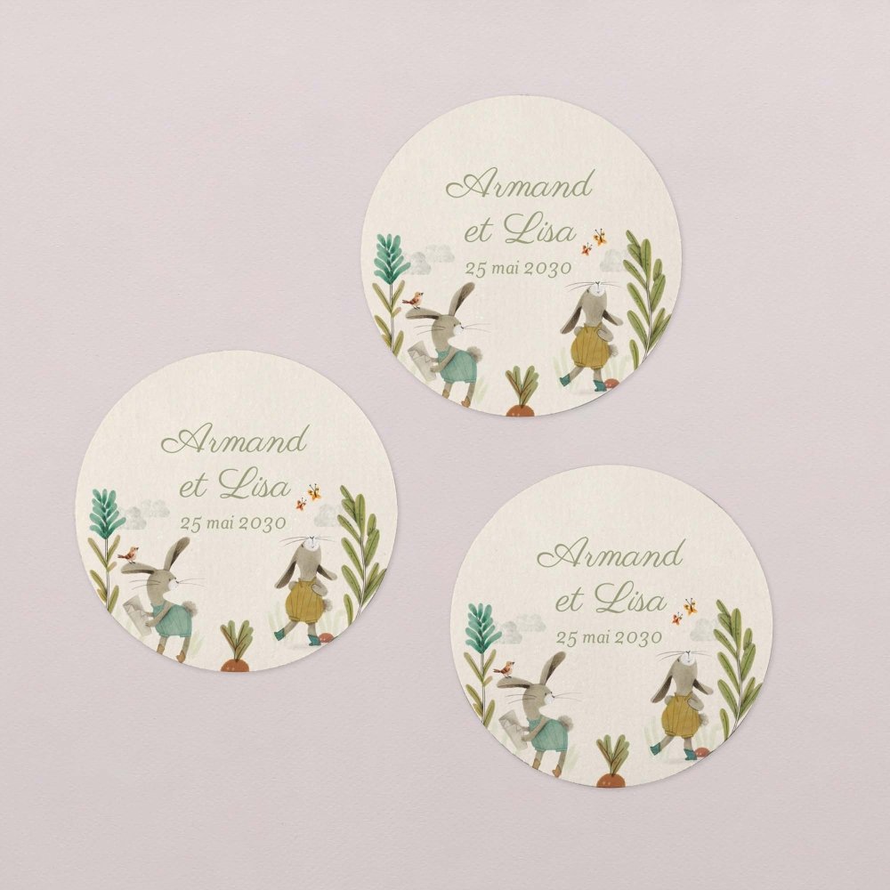 Deux petits lapins