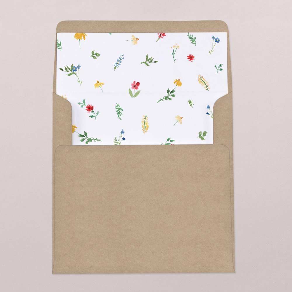 Intérieur d'enveloppe