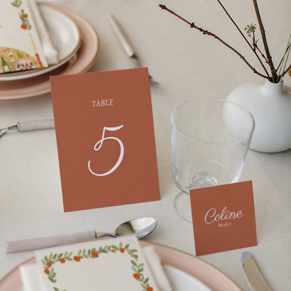 Colorful table