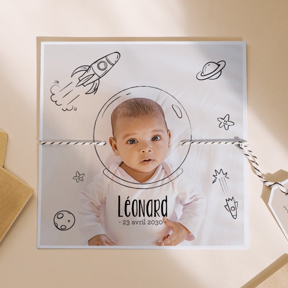 Faire-part de naissance Milky way | Cottonbird