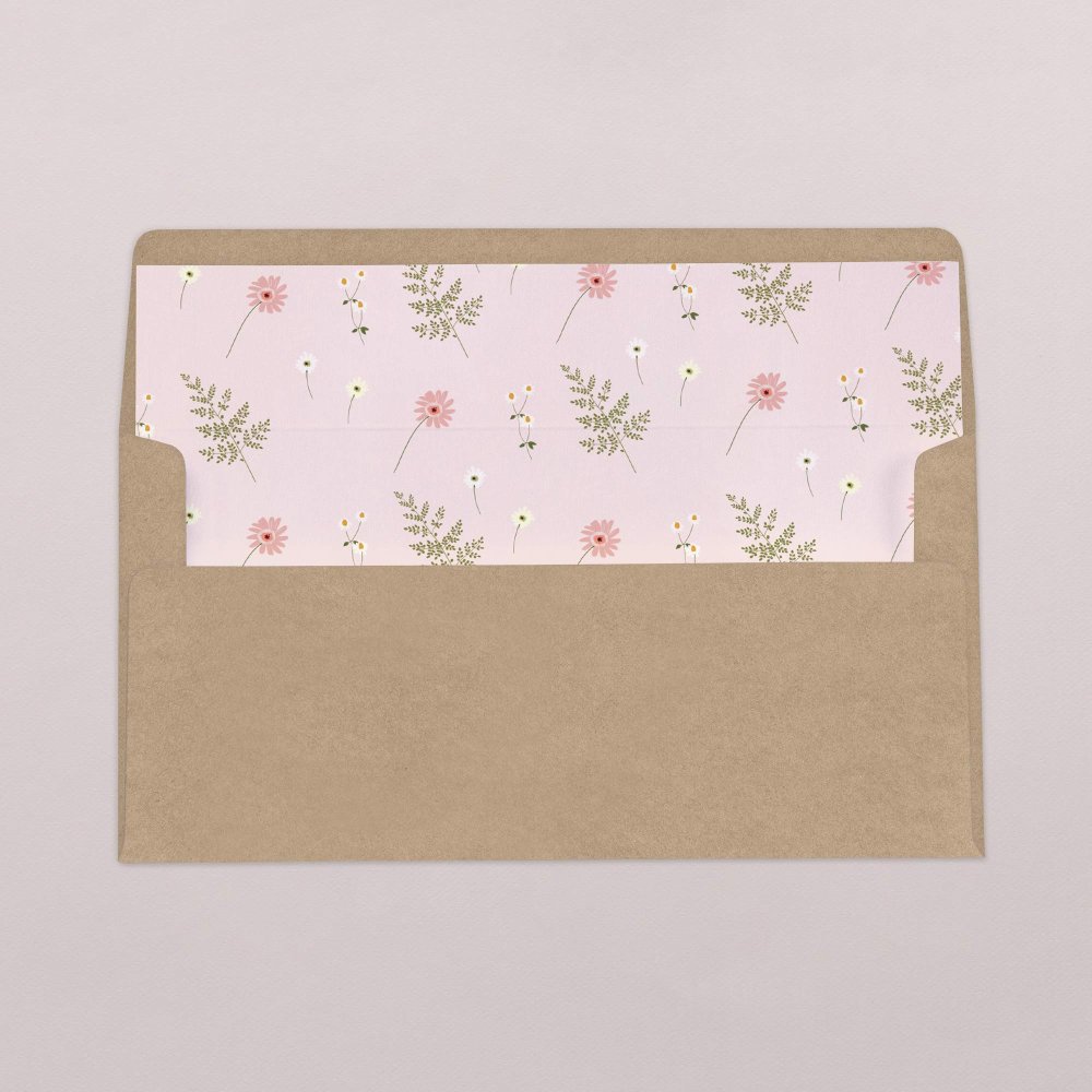 Intérieur d'enveloppe