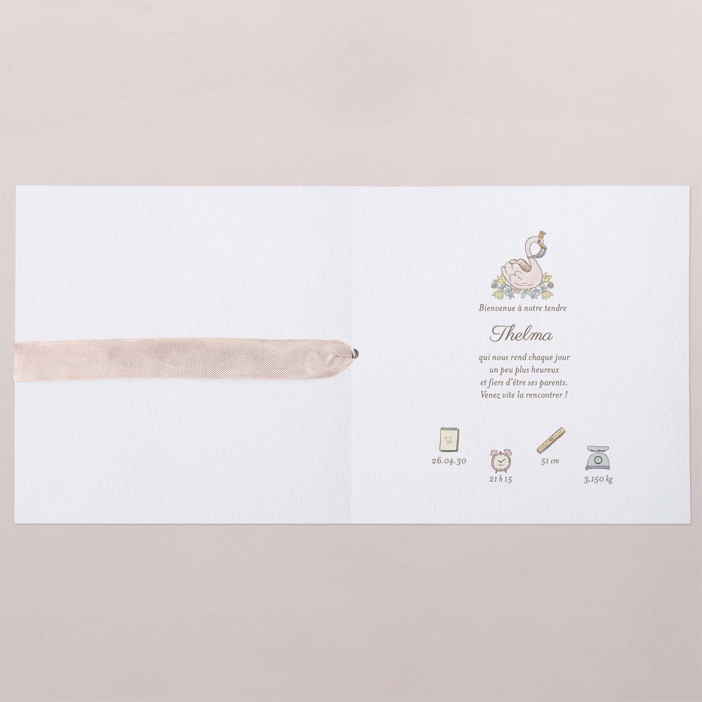 Mon premier portrait - rose