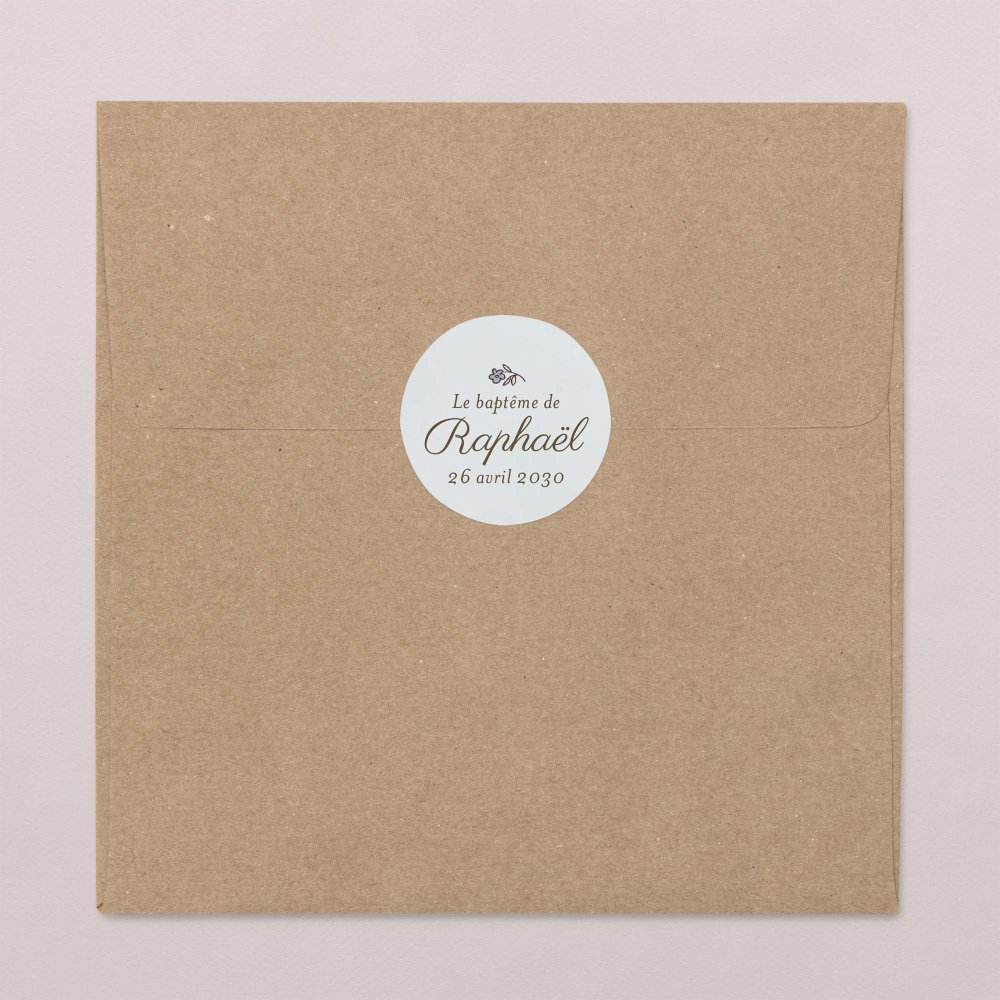 Mon premier portrait - bleu