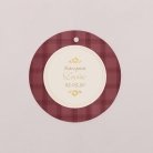 Burgundy tartan