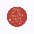 Mon beau sapin - rouge groseille
