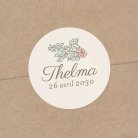 Mon premier portrait - rose