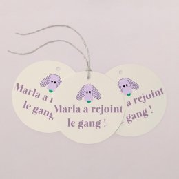 Dogs & dogs - Mauve