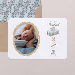 Mon premier portrait - bleu