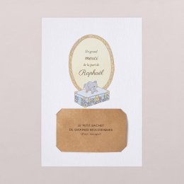 Mon premier portrait - bleu