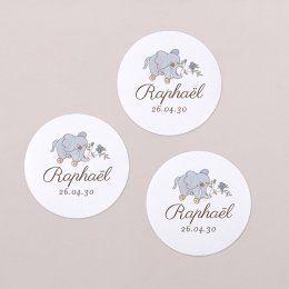 Mon premier portrait - bleu