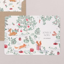 Forêt hivernale