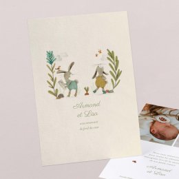 Deux petits lapins