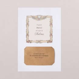 Mon premier portrait - rose