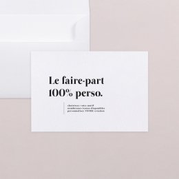 100% personnalisable